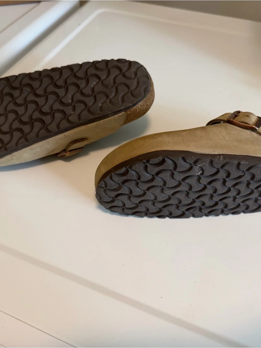 Birkenstock suede upper